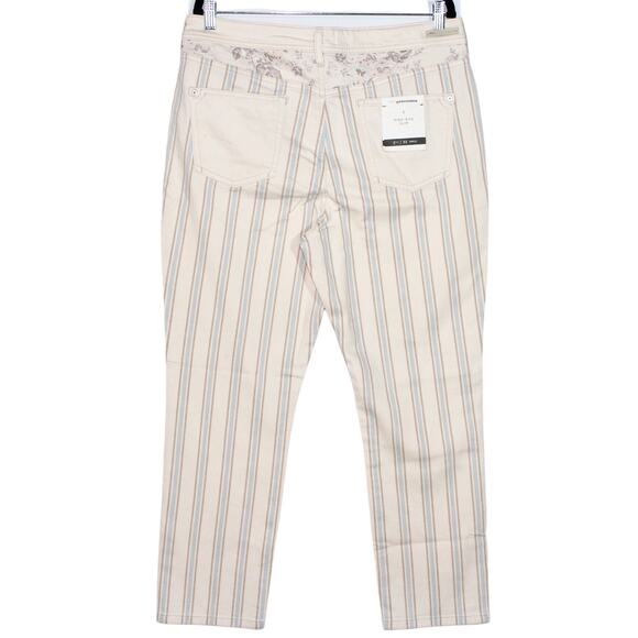 Anthropologie High-Rise Slim Boyfriend Jeans White Size 32 - Picture 5 of 7